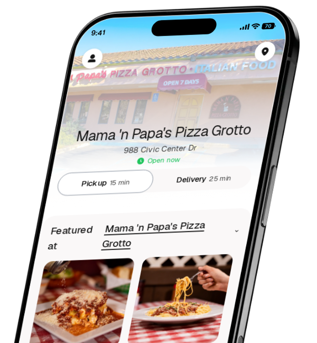 Mama 'n Papa's Pizza Grotto app preview